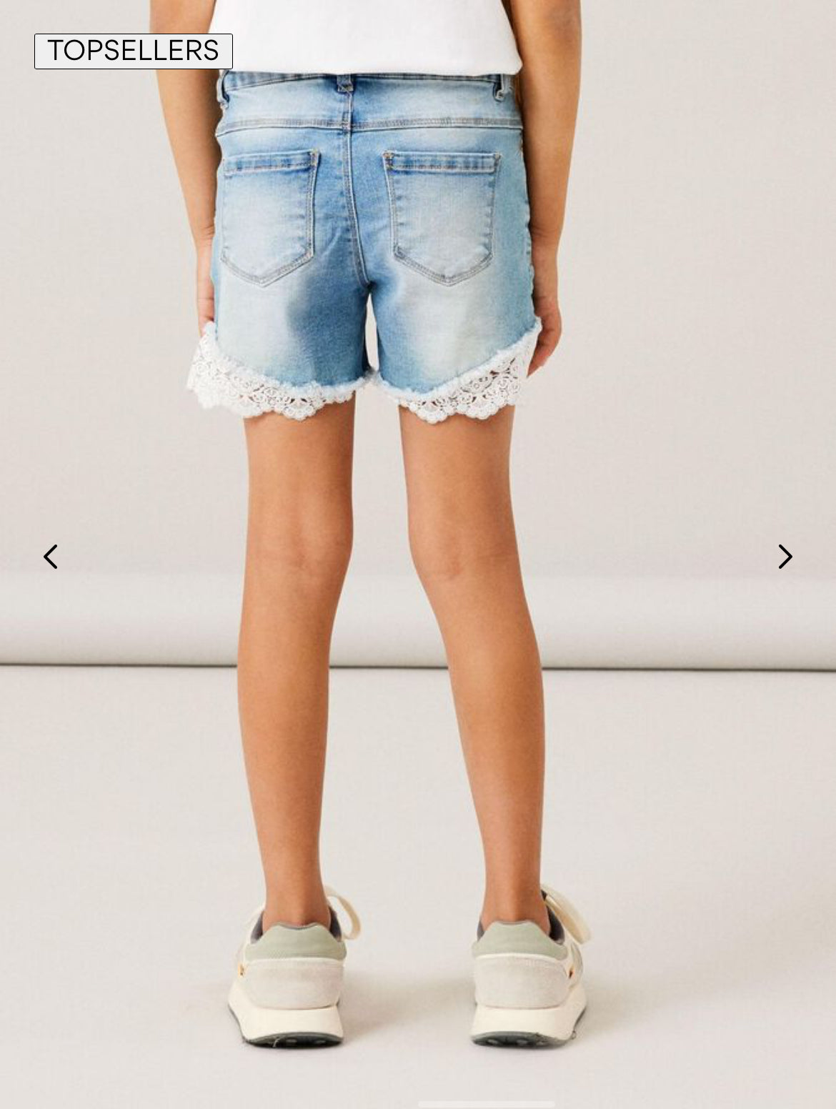 NKFSALLI Shorts - Medium Blue Denim