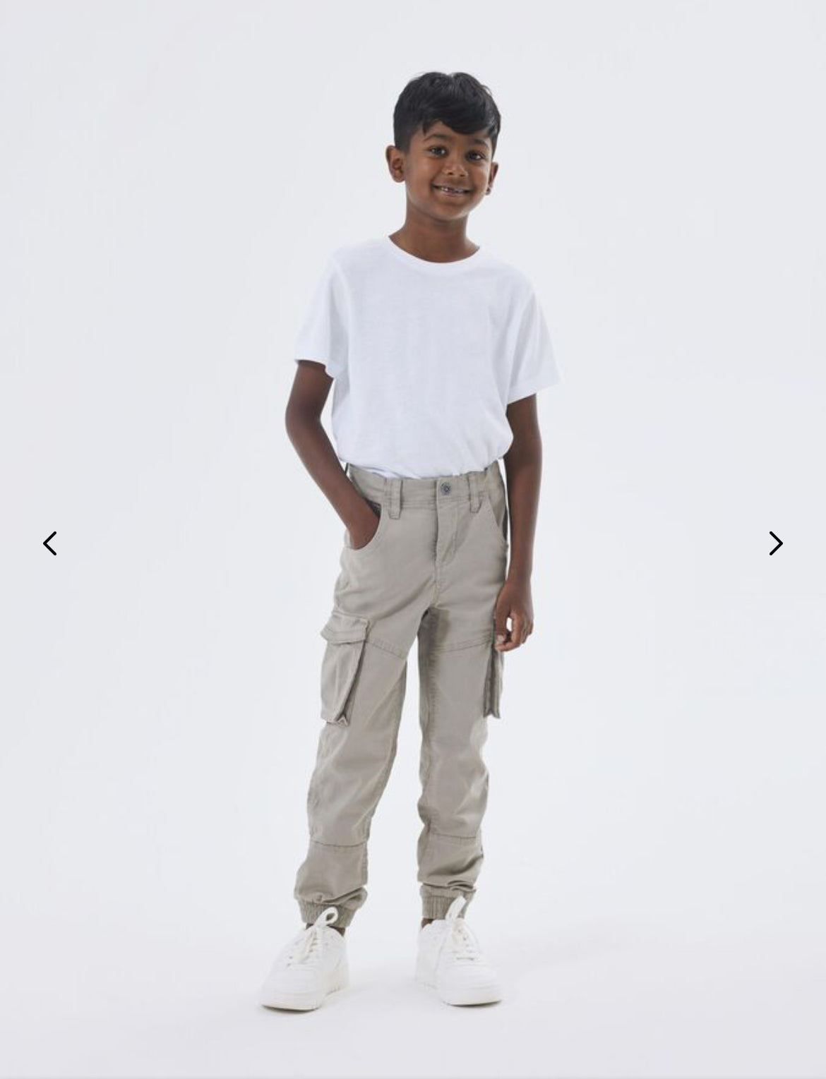 NKMRYAN Trousers - Elephant Skin