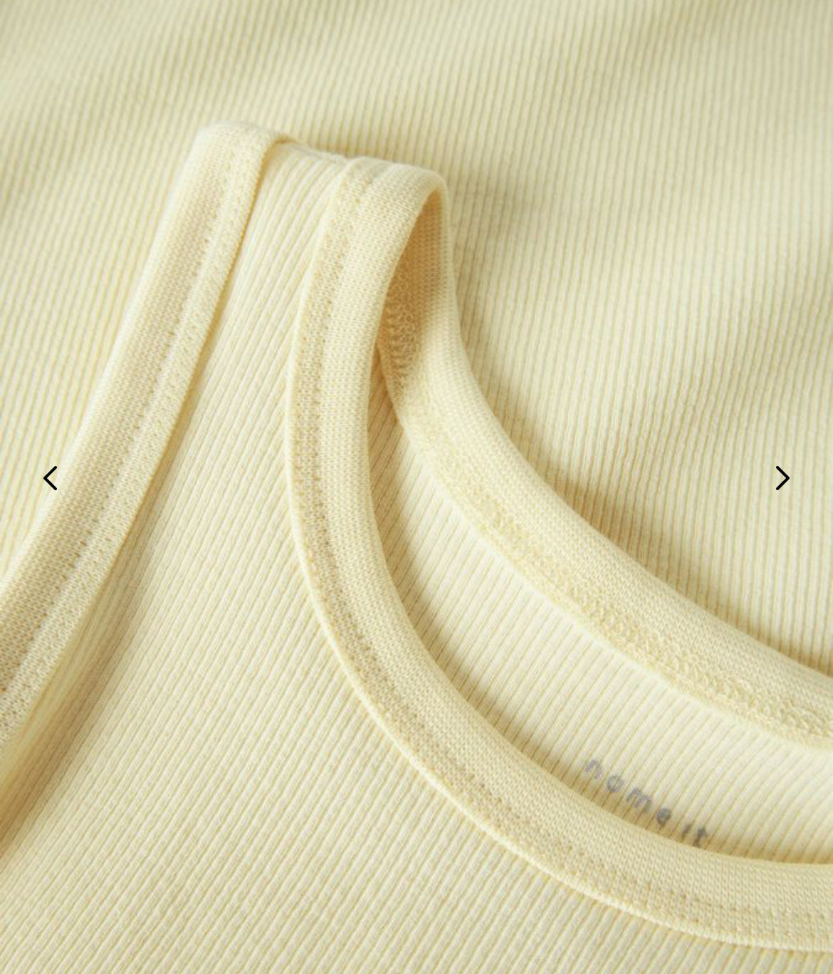 NKFNAKAL Top - Pastel Yellow