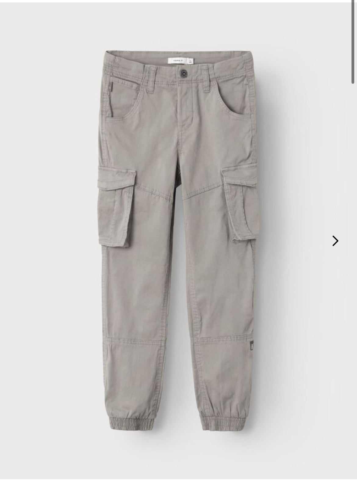 NKMRYAN Trousers - Elephant Skin