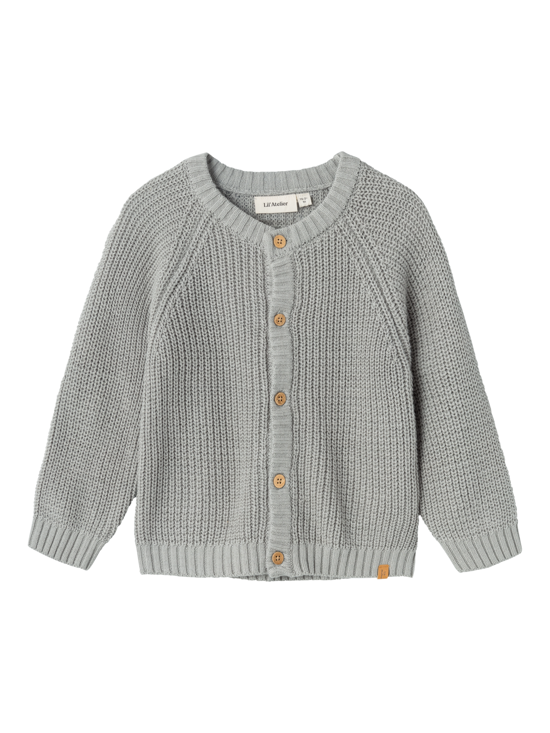 NMNEMLEN Knit Cardigan - Limestone