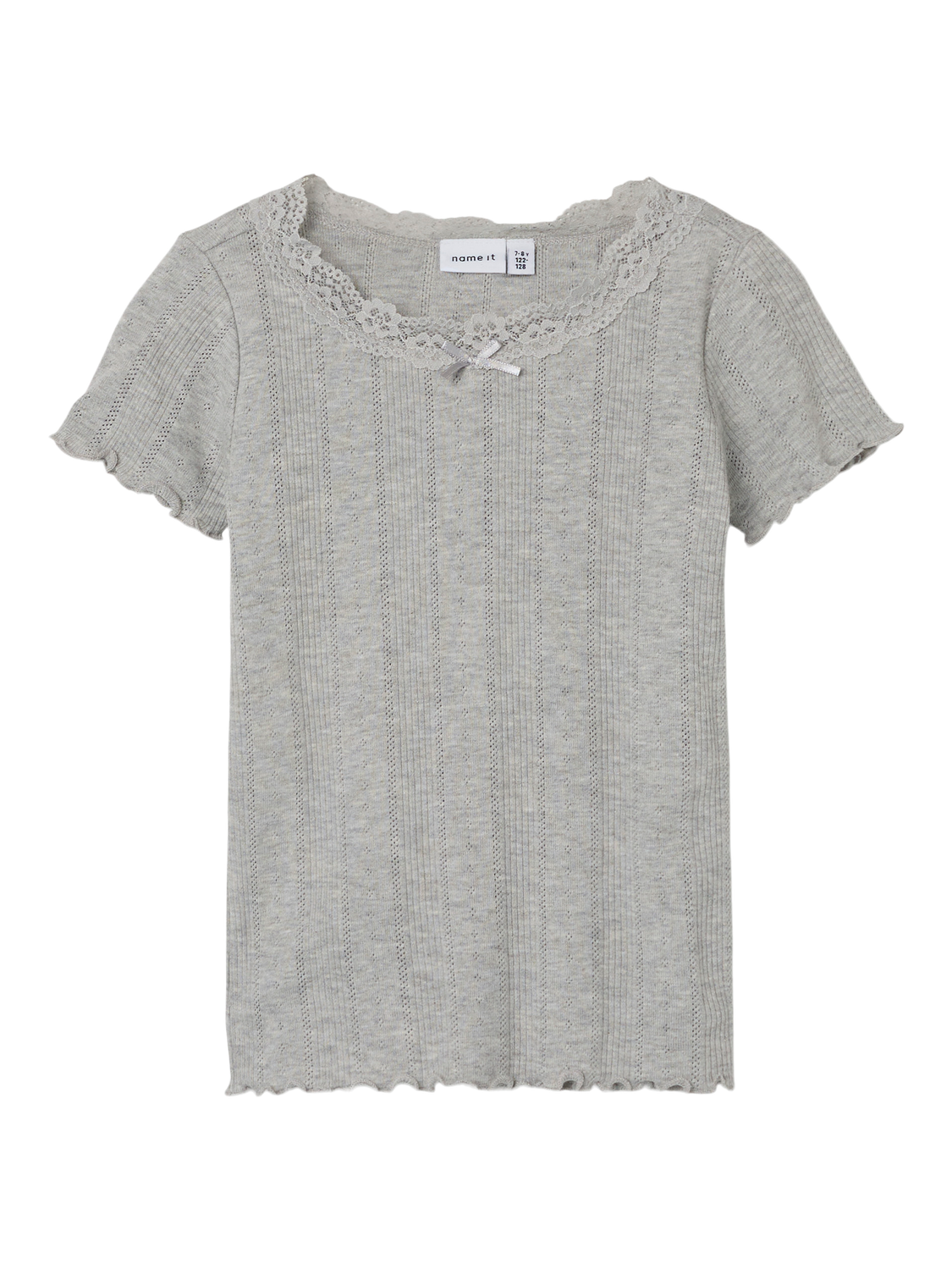 NMFFREDA T-Shirts & Tops - Light Grey Melange