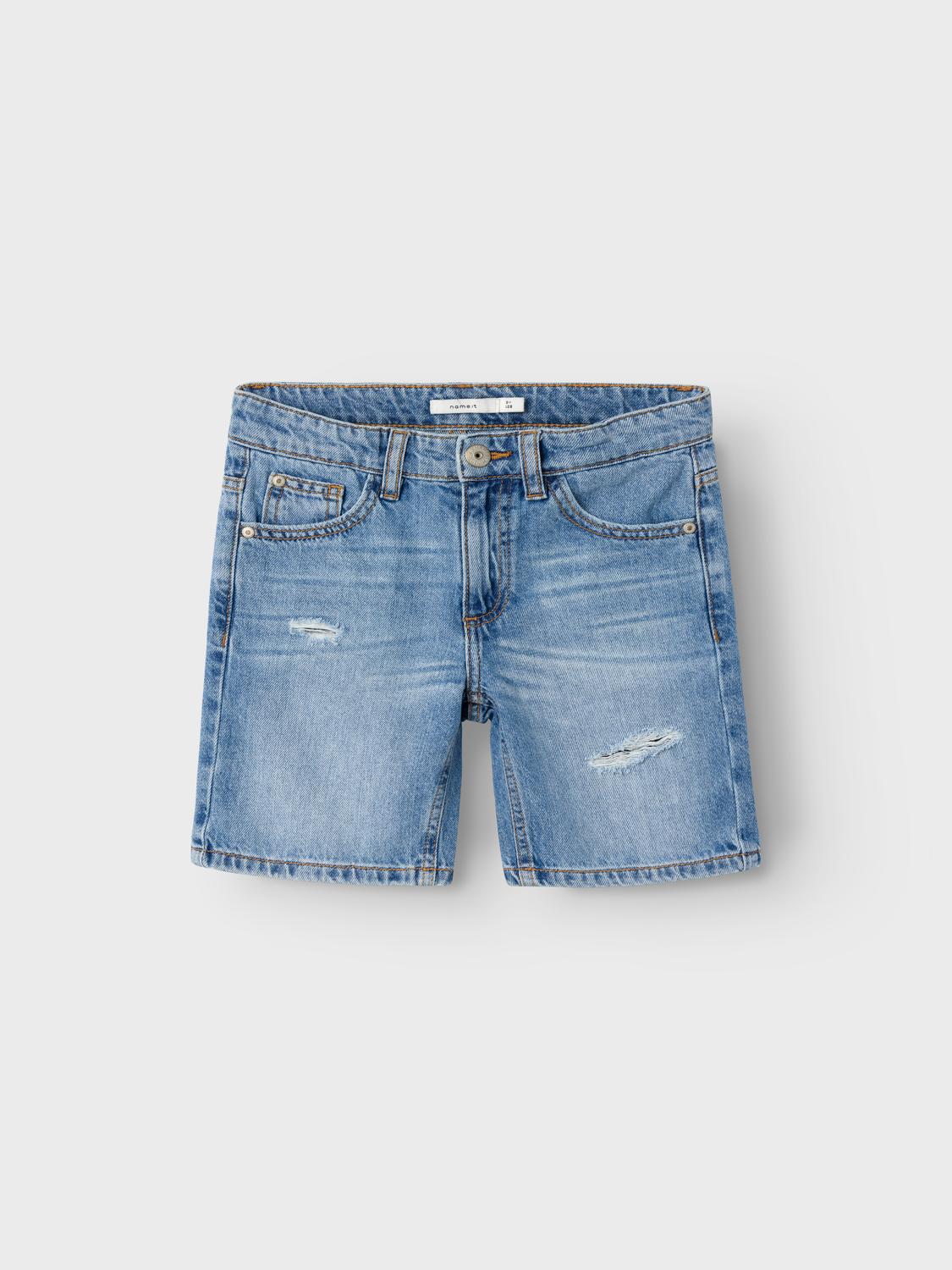 NKMSILAS Shorts - Medium Blue Denim